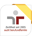 Zertifikat seit 2005 audit berufundfamilie